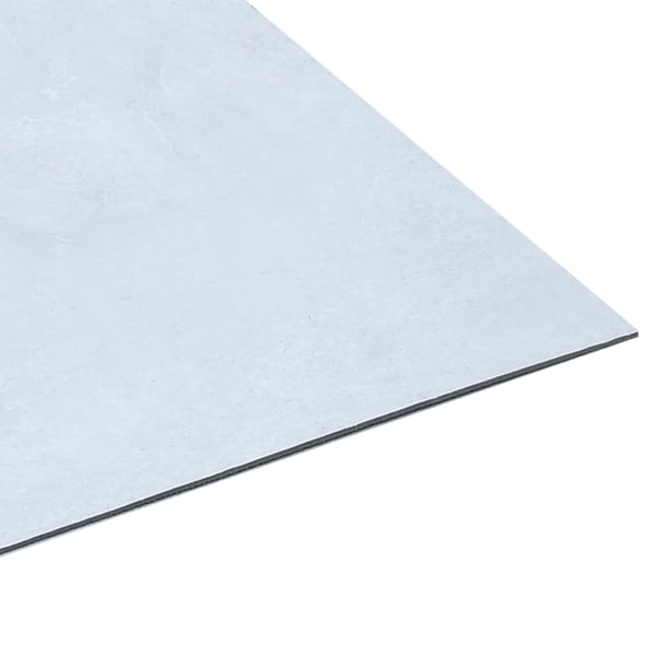 vidaXL Självhäftande golvplankor 5,11 m² PVC vit marmor Vit