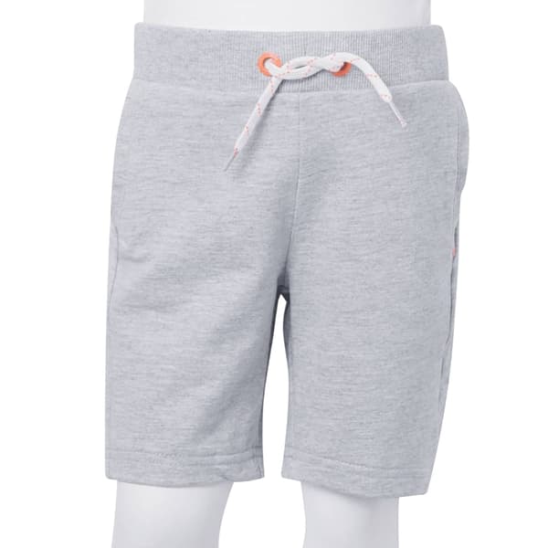 vidaXL Barnshorts med snöre grå 104 Grå
