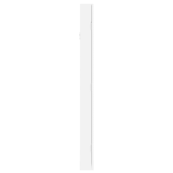 vidaXL Spegelskåp vit väggmonterat 30x8,5x106 cm Vit