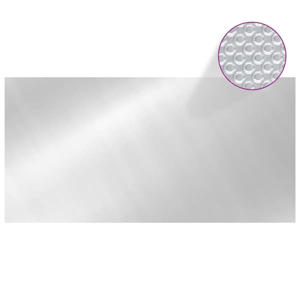 vidaXL Poolskydd silver 975x488 cm PE Silver