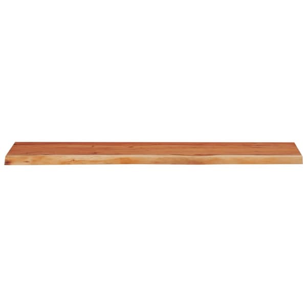 vidaXL Bordsskiva 140x40x3,8 cm rektangulär massiv akacia rustik kant Brun