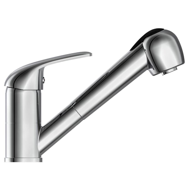 SCHÜTTE Blandare med utdragbar slang FALCON krom Silver