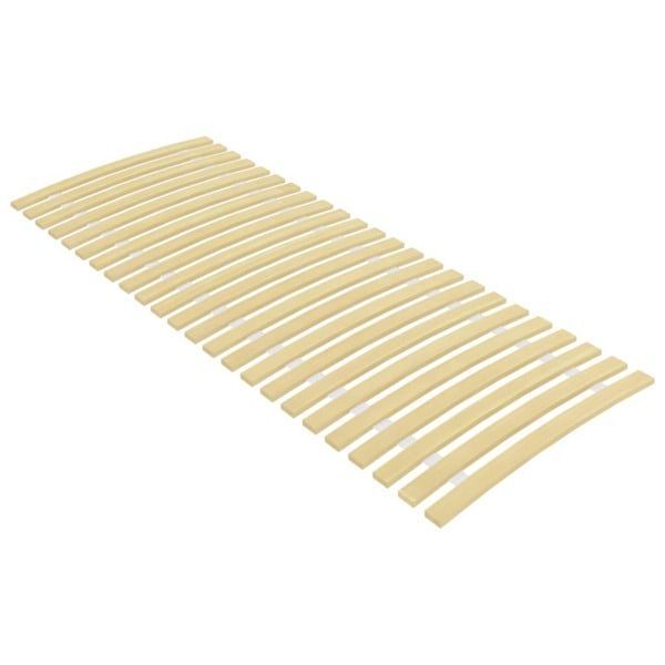 vidaXL Ribbotten med 24 ribbor 80x200 cm Brun