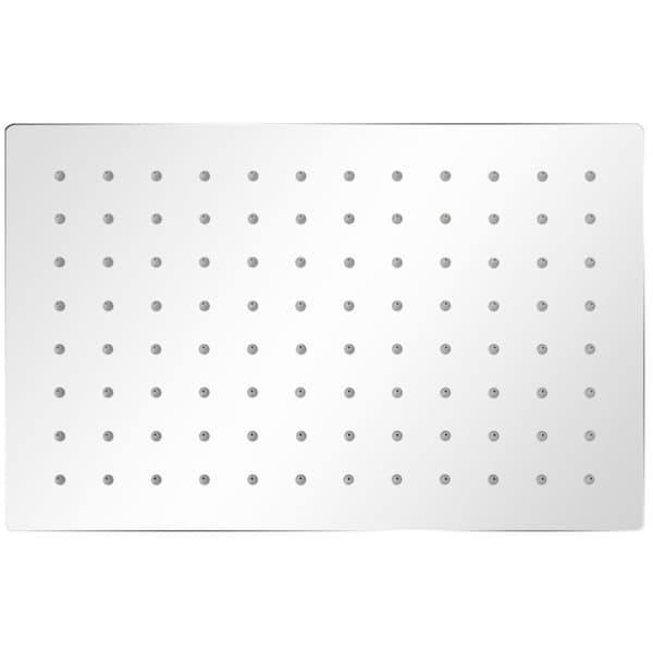 vidaXL Munstycke till Takdusch, Rostfritt Stål 20x30 cm Rektangulär Silver