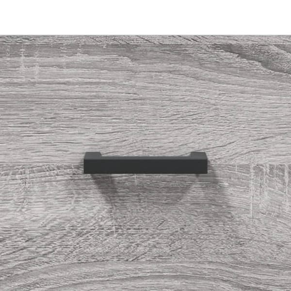 vidaXL Skänk grå sonoma 100x36x60 cm konstruerat trä Grå