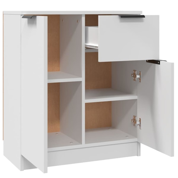vidaXL Skänkar 2 st vit 60x30x70 cm konstruerat trä Vit