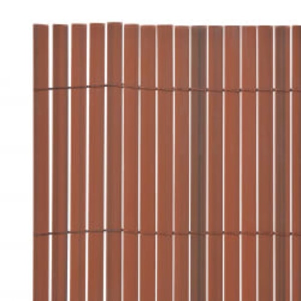 vidaXL Insynsskydd 90x400 cm brun Brun