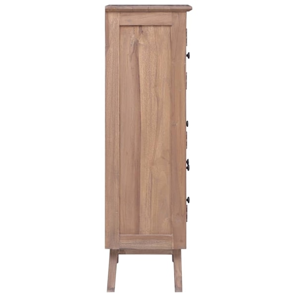 vidaXL Högskåp 60x30x100 cm massiv teak Brun