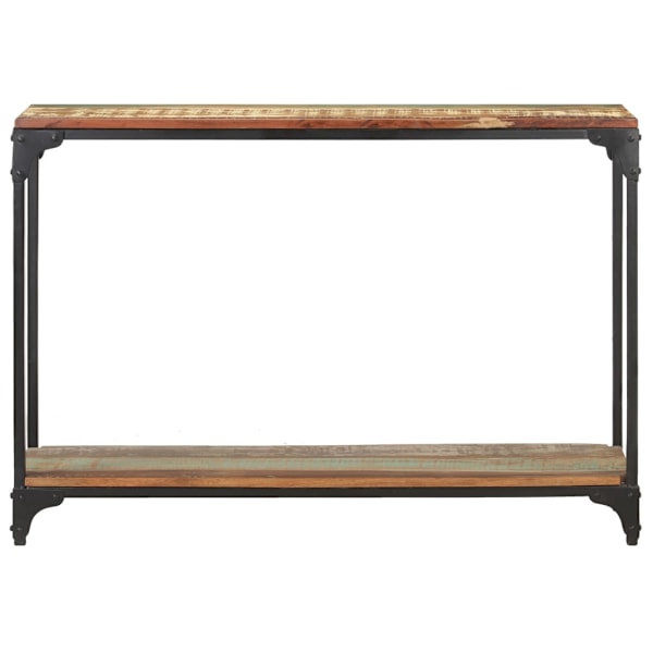 vidaXL Konsolbord 110x30x75 cm massivt återvunnet trä Brun