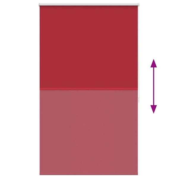 vidaXL Rullgardin röd 120 x 175 cm mörkläggande Röd