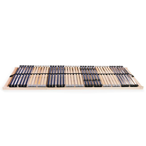 vidaXL Ribbotten med 42 ribbor 2 st 7 zoner 70x200 cm Brun