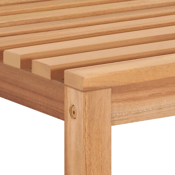 vidaXL Trädgårdsstolar 6 st med dynor massiv teak Creme