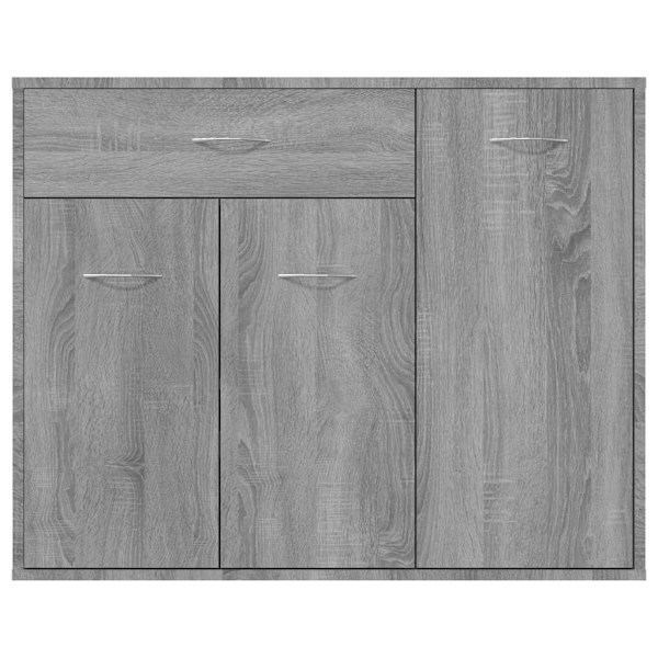 vidaXL Skänk grå sonoma 88x30x70 cm konstruerat trä Grå
