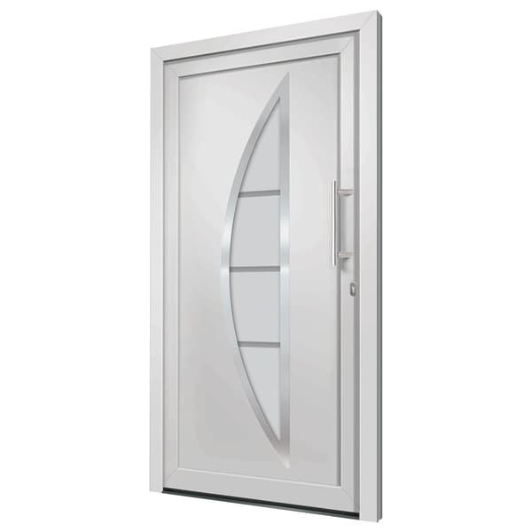 vidaXL Ytterdörr vit 98x200 cm Vit
