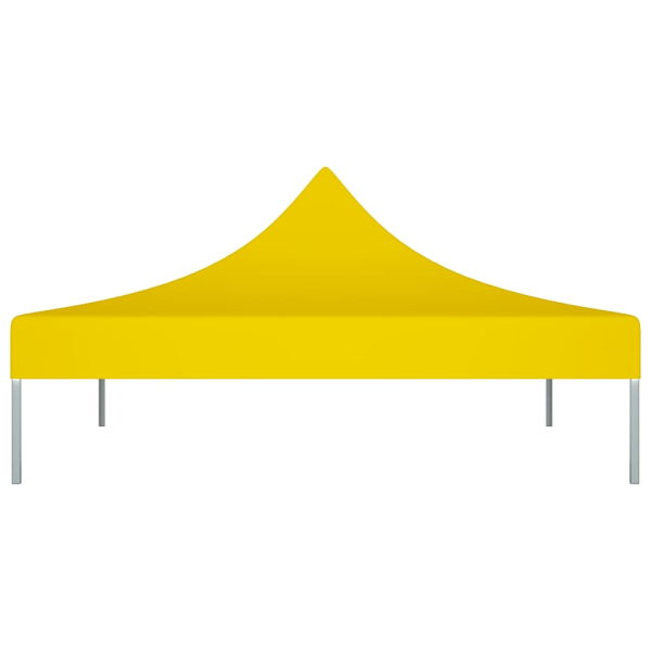 vidaXL Tak till partytält 3x3 m gul 270 g/m² Gul