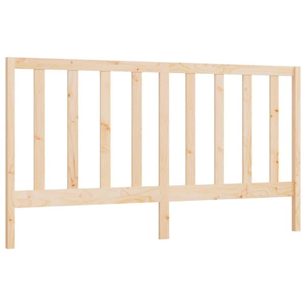 vidaXL Sänggavel 186x4x100 cm massiv furu Brun