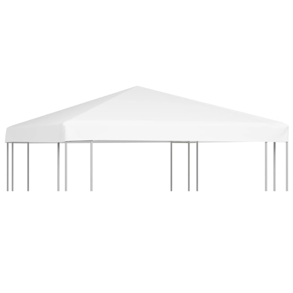 vidaXL Paviljongtak 270 g/m² 3x3 m vit Vit