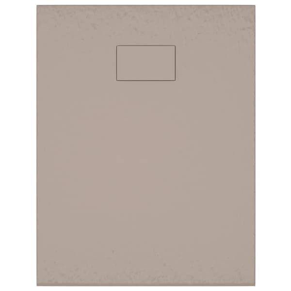 vidaXL Duschkar SMC brun 90x70 cm Brun