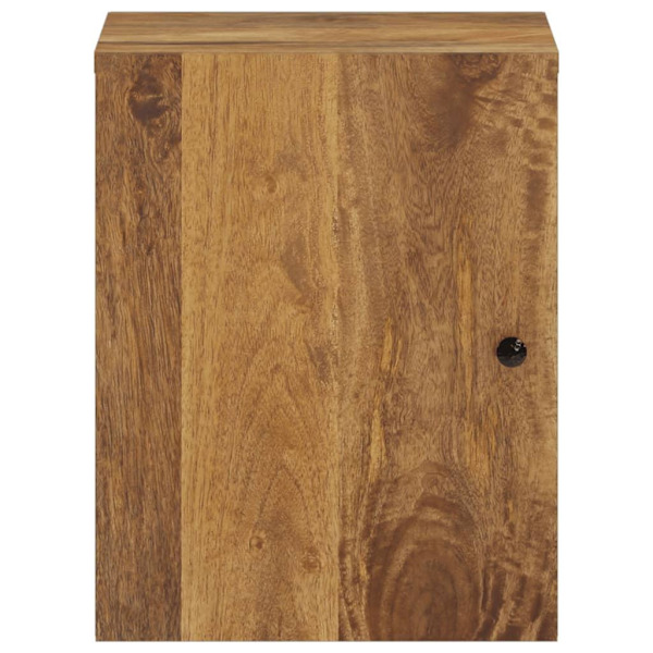 vidaXL Väggmonterat badrumsskåp 38x33x48 cm massivt mangoträ Brun