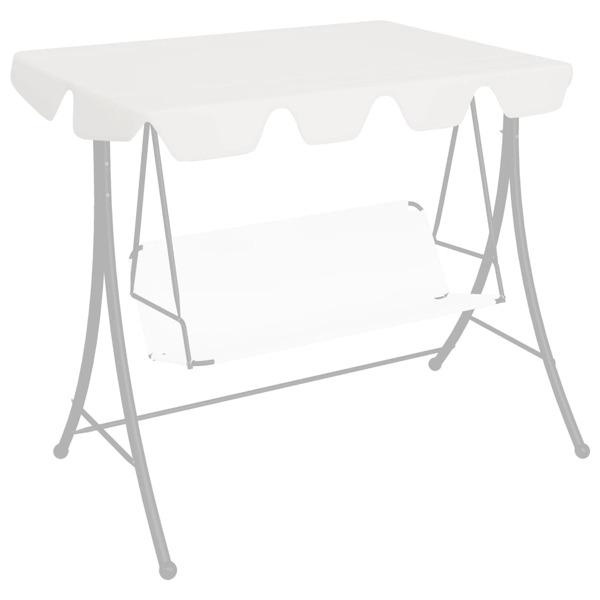 vidaXL Reservtak för hammock vit 150/130x105/70 cm Vit