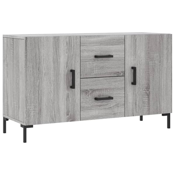 vidaXL Skänk grå sonoma 100x36x60 cm konstruerat trä Grå