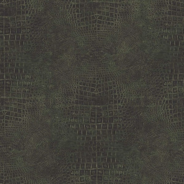 Noordwand Tapet Croco grön Grön