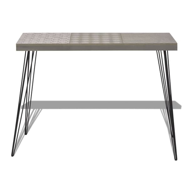 vidaXL Konsolbord 90x30x71,5 cm grå grå