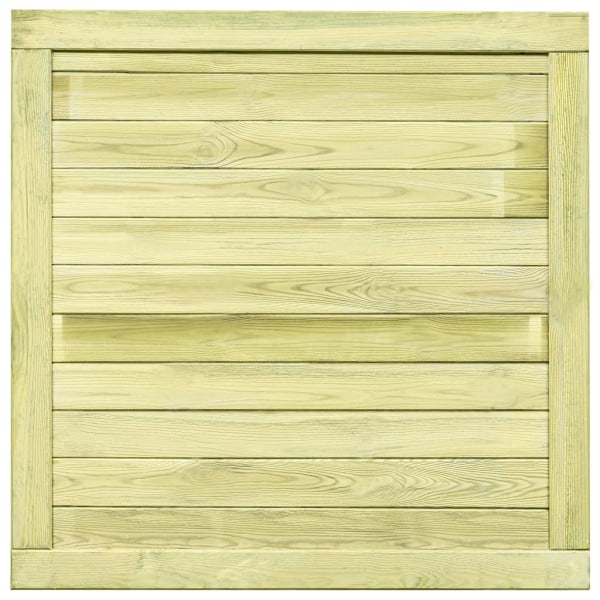 vidaXL Trädgårdsgrind impregnerad furu 100x100 cm Grön