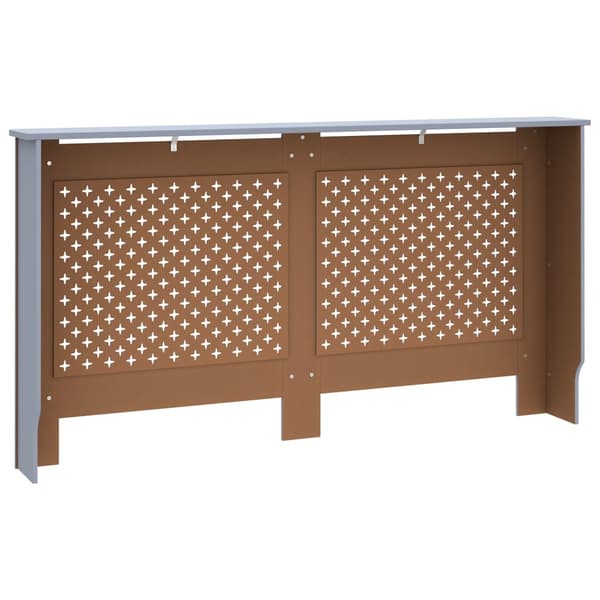 vidaXL Elementskydd antracit 152x19x81,5 cm MDF Antracit