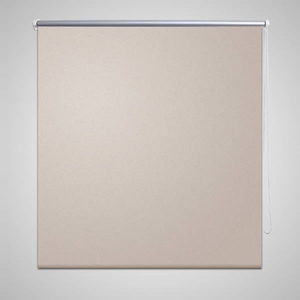 vidaXL Rullgardin mörkläggande 60x120 cm beige Beige