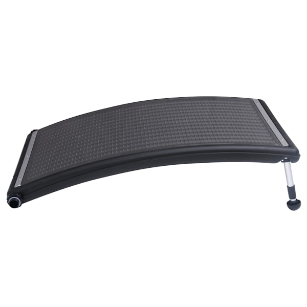 vidaXL Rundad solpanel för pool 110x65 cm Svart