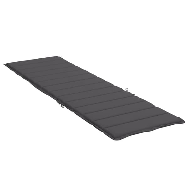 vidaXL Solsängsdynor Oxford tyg (100% polyester) Antracit Antracit
