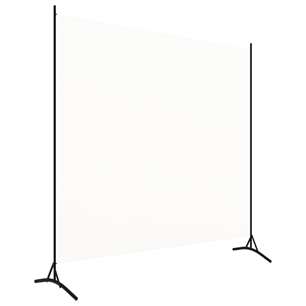 vidaXL Rumsavdelare vit 175x180 cm tyg Vit