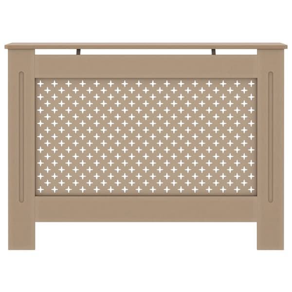vidaXL Elementskydd 112x19x81,5 cm MDF Brun