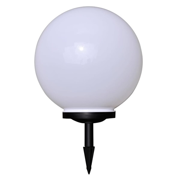vidaXL Utomhuslampor 2 st LED 40 cm med markspett Vit