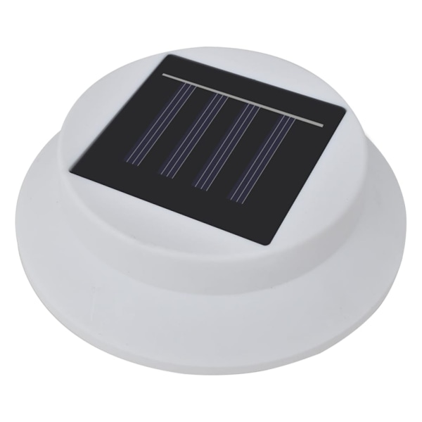 vidaXL Solcellslampor för staket 12 st LED vit Vit