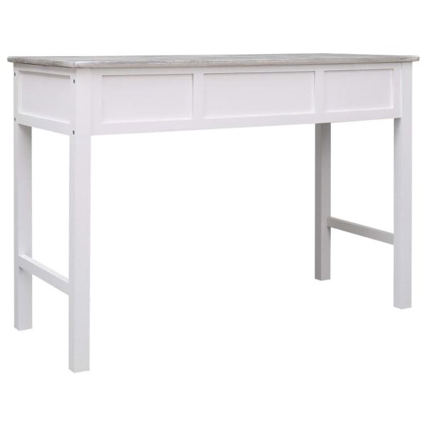 vidaXL Skrivbord grå 110x45x76 cm trä grå