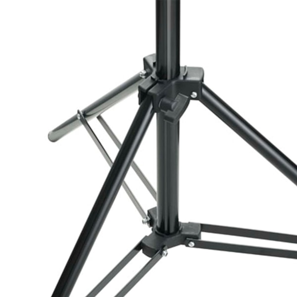 vidaXL Fotostudio med bakgrunder, lampor och paraplyer Vit