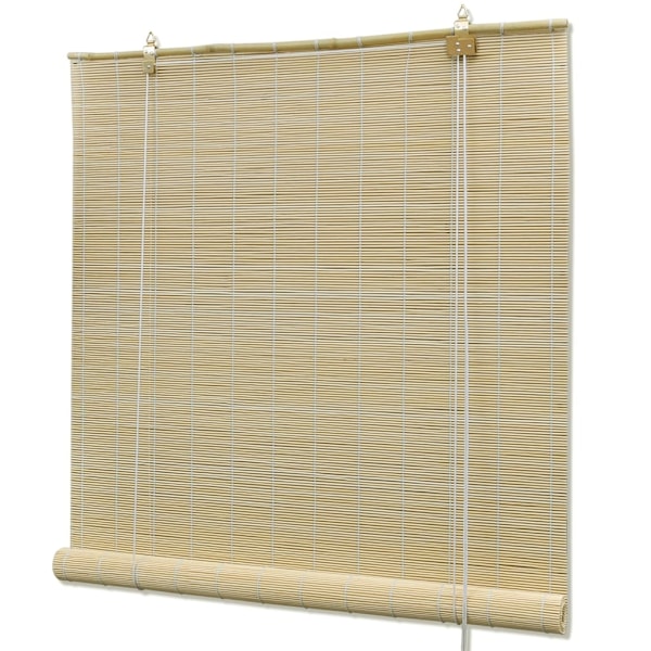 vidaXL Rullgardin bambu 150x160 cm naturlig Brun
