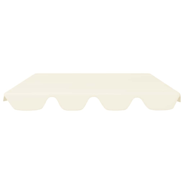 vidaXL Reservtak för hammock gräddvit 150/130x105/70 cm Creme