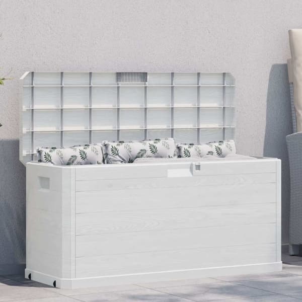 vidaXL Dynbox 280 liter ljusgrå grå