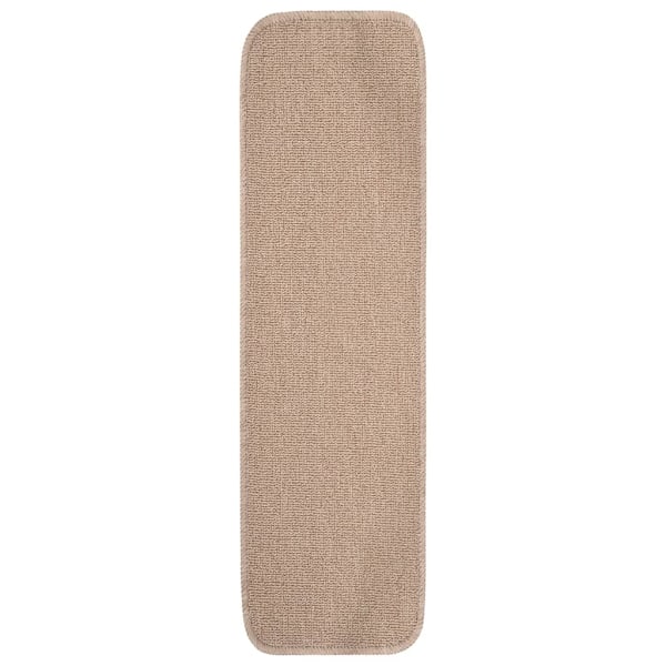 vidaXL Trappstegsmattor 15 st 75x20 cm beige rektangulär Beige