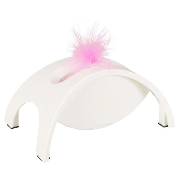 FLAMINGO Kattleksak Crazy Bridge 19x12x9 cm vit Vit