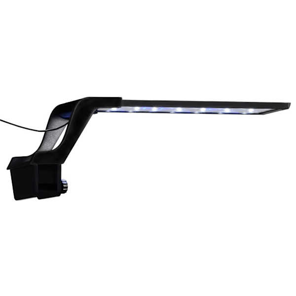 vidaXL Akvariebelysning med klämma 35-55 cm blå och vit