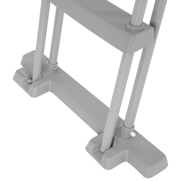 Bestway Poolstege Flowclear 4 steg 107 cm grå