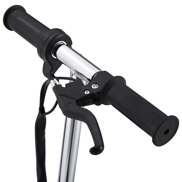 vidaXL Elektrisk sparkcykel med LED 120 W svart Svart
