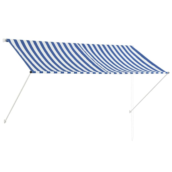 vidaXL Markis 250x150 cm blå och vit multifärg