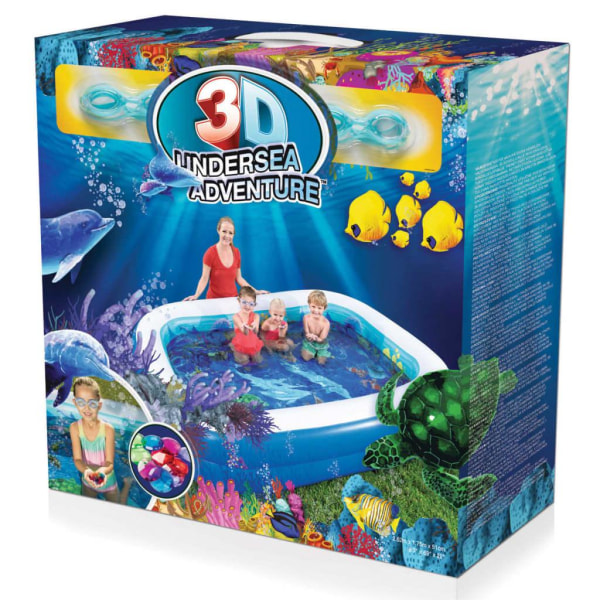 Bestway Undersea Adventure Uppblåsbar pool 54177 Flerfärgsdesign