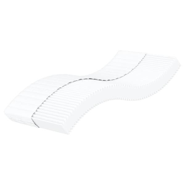 vidaXL Skummadrass vit 80x200 cm hårdhet H2 H3 Vit
