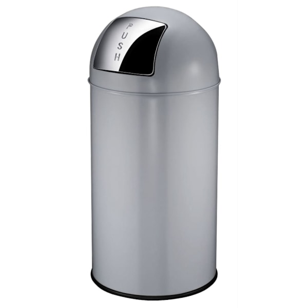 EKO Soptunna med trycklock 40 L matt grå grå